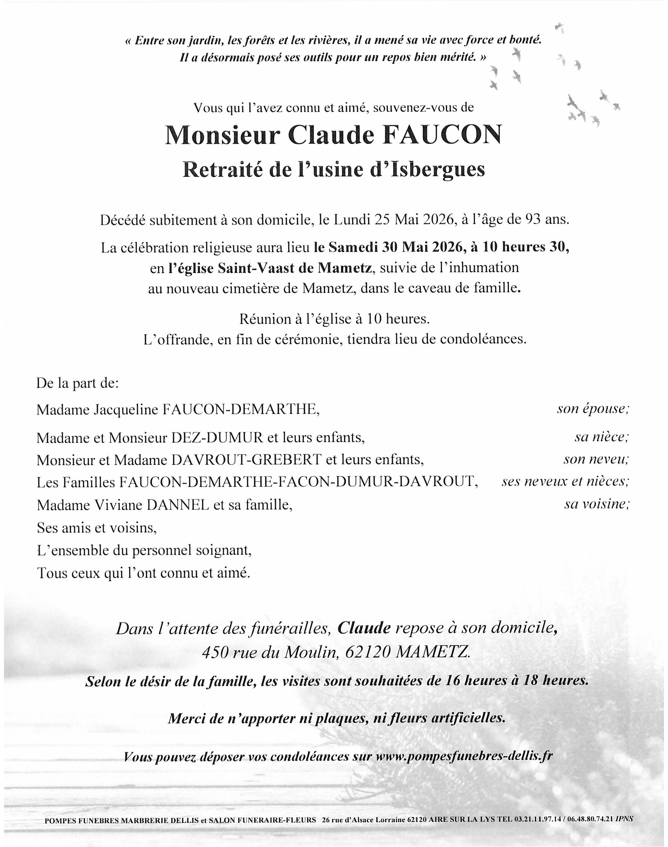 Avis de décès