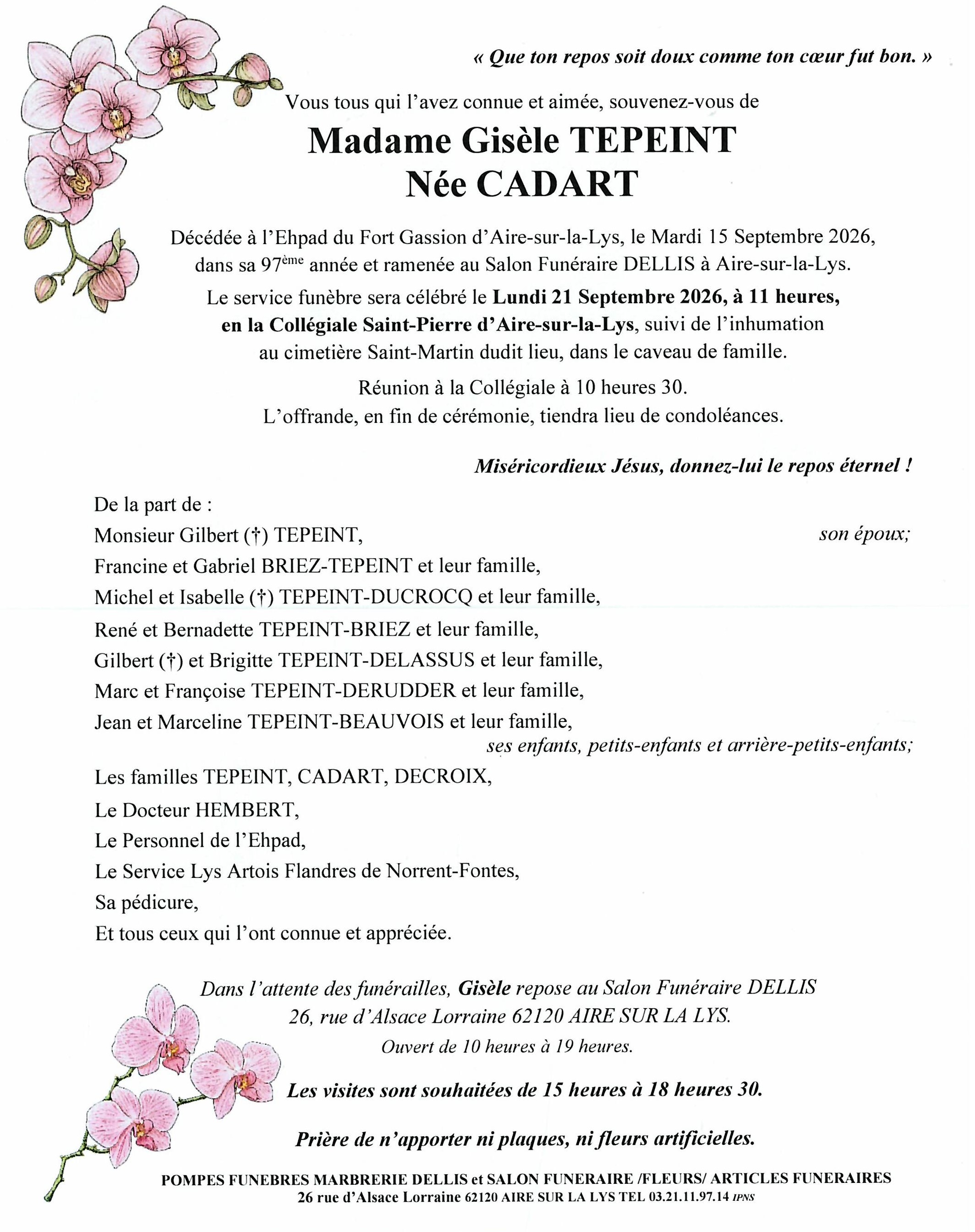 Avis de décès
