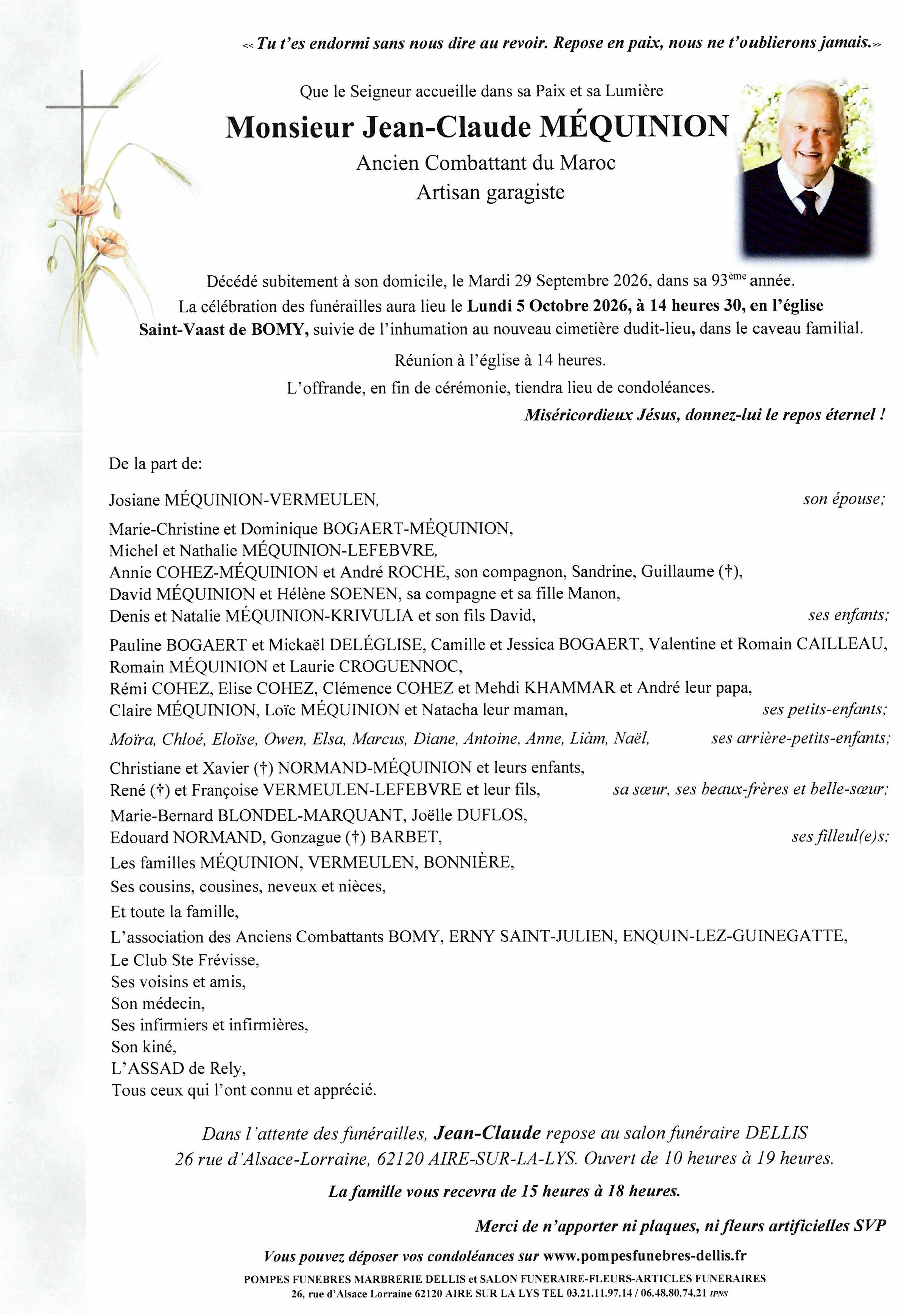 Avis de décès